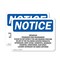Signmission Important Fragrance Free Environment Please, 14 in W x Rectangle, Plastic OS-2PACK-NS-P-1014-L-13647 - alternate 1